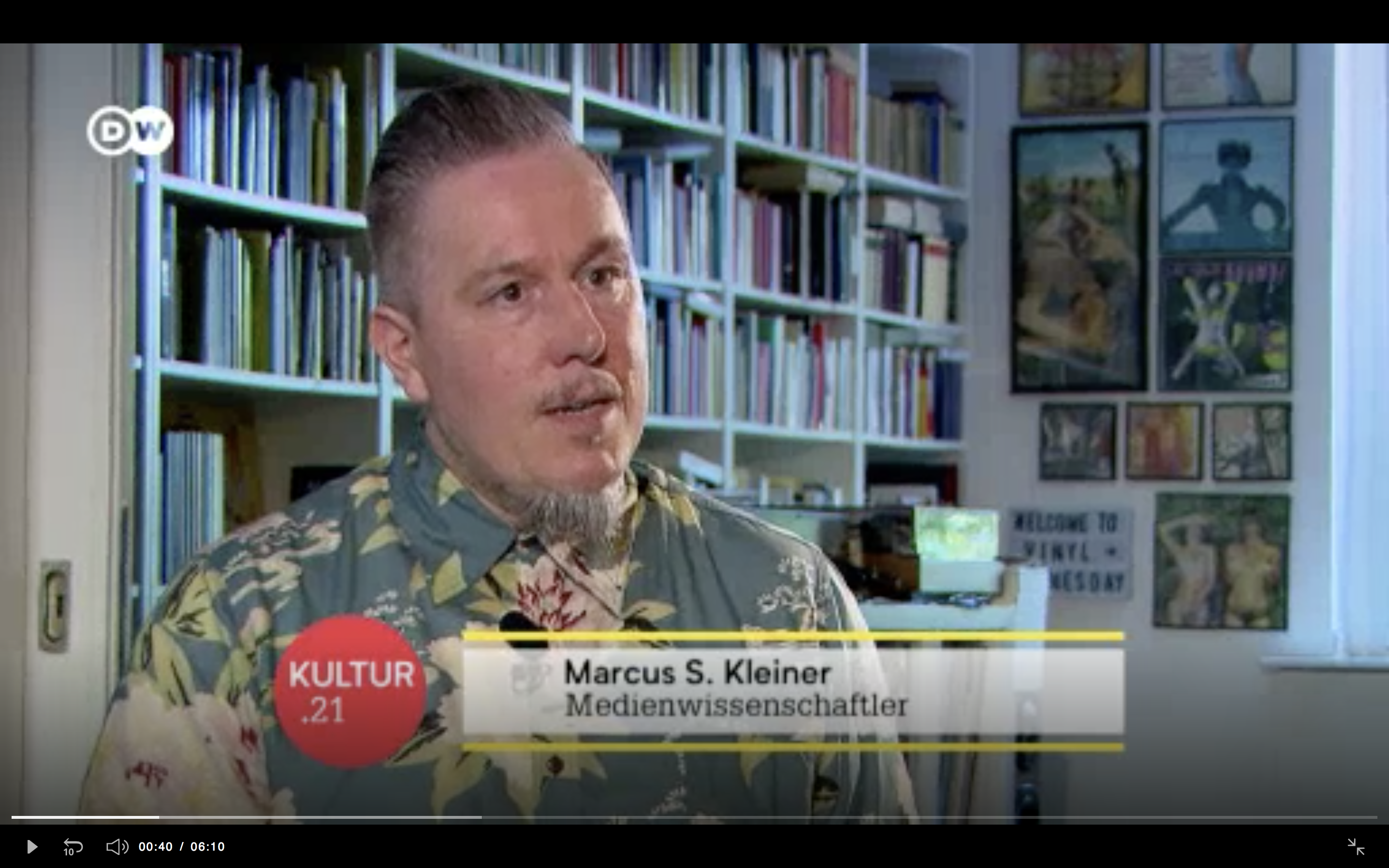 Deutsche Welle TV Marcus Kleiner